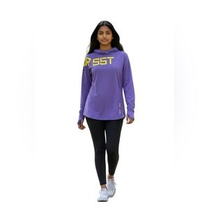 Reebok CrossFit Lightweight Hoodie sweatshirt in purple women size medium